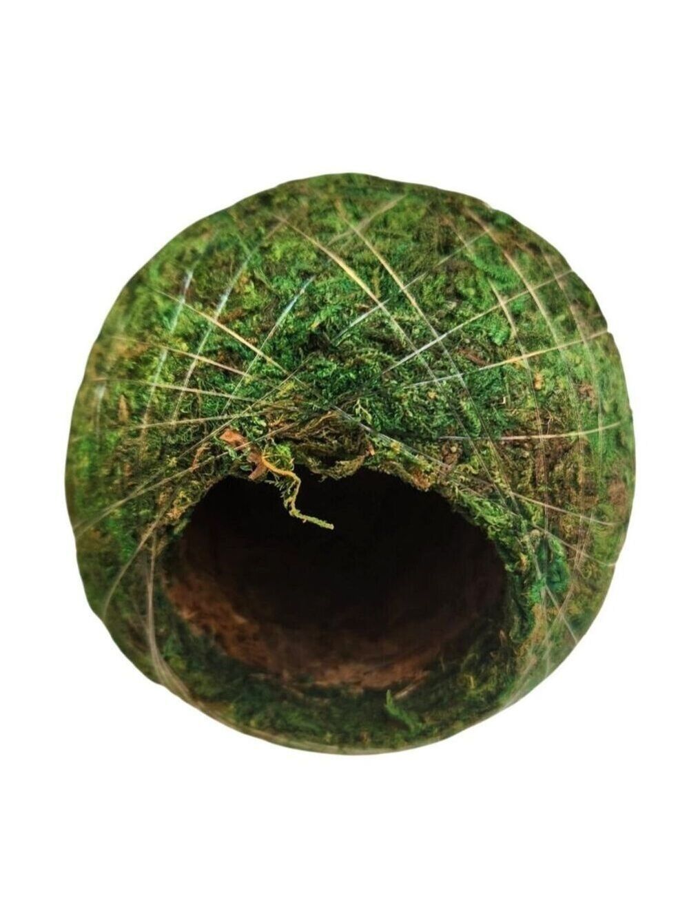 Moss Bunny Rabbit Figurine With Open Moss Balls Spring Easter Wreath Craft Suppl - Picture 11 of 13